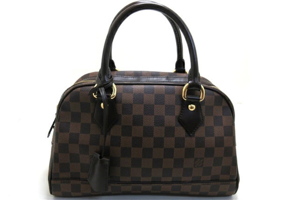 Louis Vuitton Damier Handbag Duomo Brown